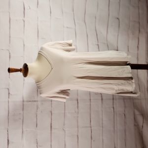 LOGO Lori Goldstein Cotton V Neck Tunic